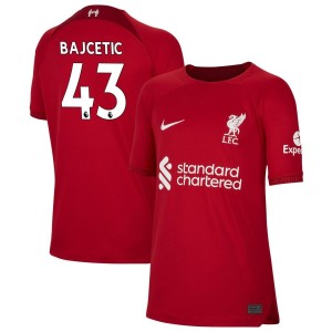 Stefan Bajcetic Sadio Mané Liverpool Nike Youth 2022/23 Home Replica Player Jersey - Red