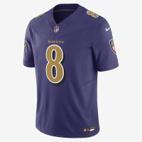 Lamar Jackson Baltimore Ravens Men's Nike Dri-FIT NFL Limited Football Jersey - Purple