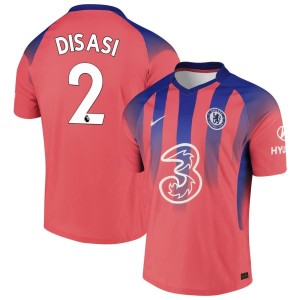 Axel Disasi Chelsea Nike 2020/21 Third Vapor Match Authentic Jersey - Pink
