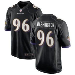 Broderick Washington Baltimore Ravens Nike Alternate Game Jersey - Black