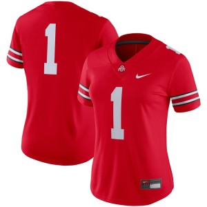 #1 Ohio State Buckeyes Nike Women's Game Jersey - Scarlet