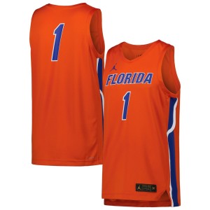 #1 Florida Gators Jordan Brand Team Replica Basketball Jersey - Orange