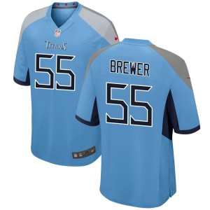 Aaron Brewer Tennessee Titans Nike Alternate Game Jersey - Light Blue