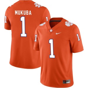 Andrew Mukuba Clemson Tigers Nike NIL Replica Football Jersey - Orange