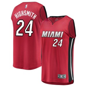 Haywood Highsmith Miami Heat Fanatics Branded Fast Break Jersey - Red - Statement Edition