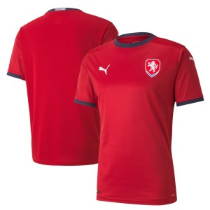 Czech Republic National Team Puma 2020/21 Home Replica Jersey - Red/Navy