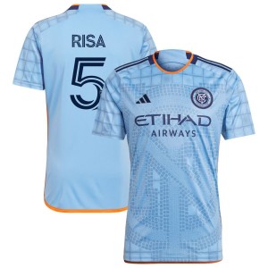 Birk Risa New York City FC adidas 2023 The Interboro Kit Replica Jersey - Light Blue