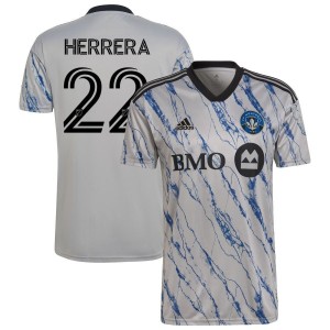 Aaron Herrera CF Montreal adidas 2023 Secondary Replica Jersey - Gray