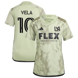 Carlos Vela LAFC adidas Women's 2023 Smokescreen Replica Jersey - Green