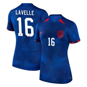 Rose Lavelle USWNT Nike Women's 2023 Away Authentic Jersey - Royal
