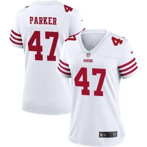 A.J. Parker San Francisco 49ers Nike Women's Game Jersey - White