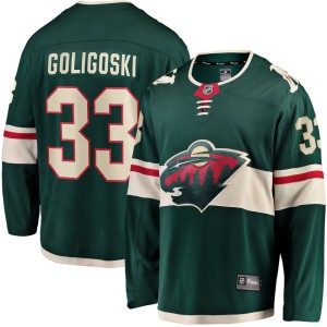Alex Goligoski Minnesota Wild Fanatics Branded Home Breakaway Player Jersey - Green