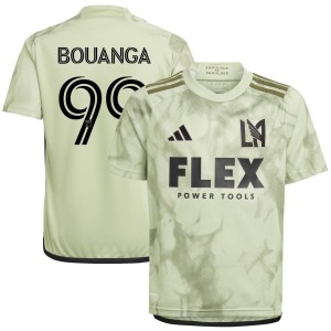 Denis Bouanga LAFC adidas Youth 2023 Smokescreen Replica Jersey - Green