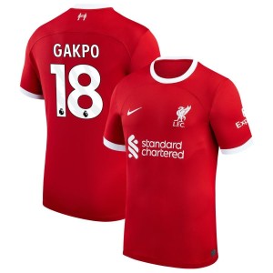 Cody Gakpo Liverpool Nike Youth 2023/24 Home Replica Jersey - Red