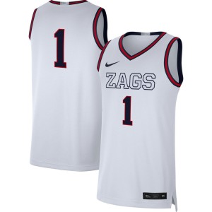 # Gonzaga Bulldogs Nike Limited Basketball Jersey - White