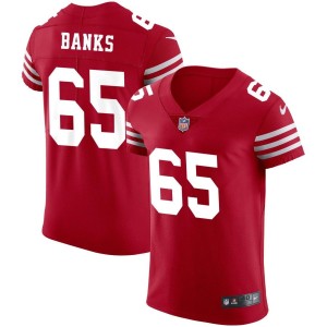 Aaron Banks San Francisco 49ers Nike Vapor Elite Jersey - Scarlet
