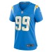 Aaron Crawford Los Angeles Chargers Nike Women's Home Game Player Jersey - Powder Blue
