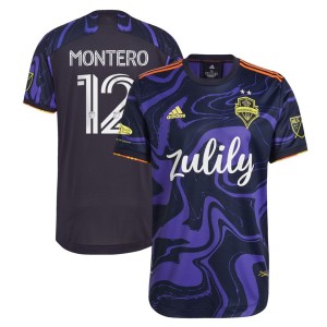 Fredy Montero Seattle Sounders FC adidas 2021 The Jimi Hendrix Kit Authentic Player Jersey - Purple