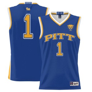#1 Pitt Panthers ProSphere Basketball Jersey - Royal