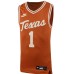 #1 Texas Longhorns Nike Youth Icon Replica Basketball Jersey - Texas Orange