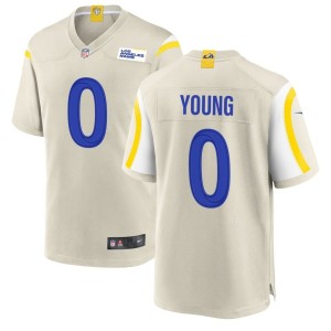 Byron Young Nike Los Angeles Rams Game Jersey - Bone