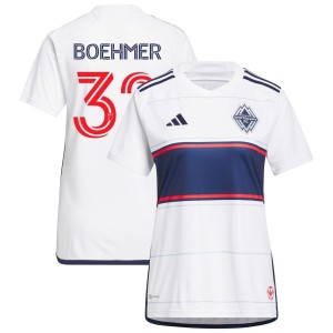 Isaac Boehmer Vancouver Whitecaps FC adidas Women's 2023 Bloodlines Replica Jersey - White