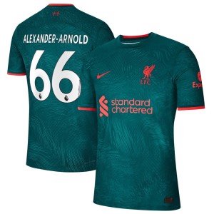 Trent Alexander-Arnold Liverpool Nike 2022/23 Third Authentic Player Jersey - Teal
