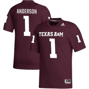 Bryce Anderson Texas A&M Aggies adidas NIL Replica Football Jersey - Maroon
