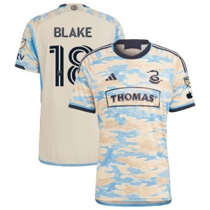 Andre Blake Philadelphia Union adidas 2023 For Philly Authentic Jersey - Tan