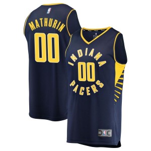 Bennedict Mathurin Indiana Pacers Fanatics Branded Fast Break Replica Jersey - Icon Edition - Navy
