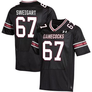 Chase Sweigart South Carolina Gamecocks Under Armour NIL Replica Football Jersey - Black