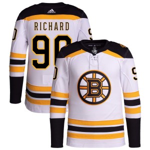 Anthony Richard Boston Bruins adidas Away Primegreen Authentic Pro Jersey - White