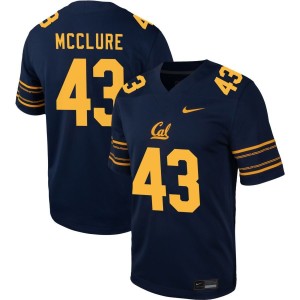 Malcolm McClure  Cal Bears Nike NIL Football Game Jersey - Navy