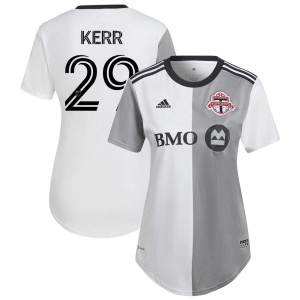 Deandre Kerr Toronto FC adidas Women's 2022 Community Kit Replica Jersey - White