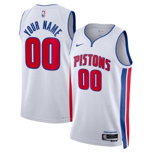 Detroit Pistons Nike Unisex Swingman Custom Jersey White - Icon Edition
