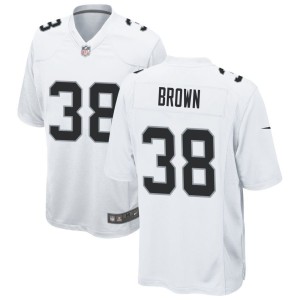 Brittain Brown Las Vegas Raiders Nike Game Jersey - White