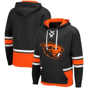 Oregon State Beavers Colosseum Lace Up 3.0 Pullover Hoodie - Black