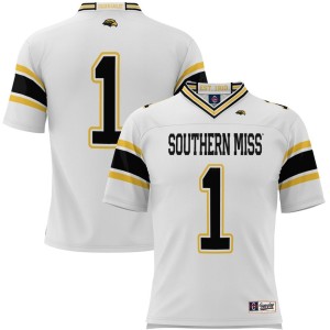 #1 Southern Miss Golden Eagles ProSphere Youth Endzone Football Jersey - White
