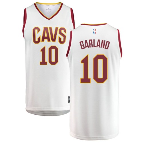 Darius Garland Cleveland Cavaliers Fanatics Branded Fast Break Replica Jersey White - Association Edition