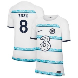 Enzo Fernandez Enzo Chelsea Nike Youth 2022/23 Away Breathe Stadium Replica Jersey - White