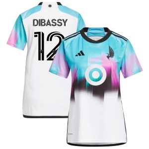 Bakaye Dibassy Minnesota United FC adidas Women's 2023 The Northern Lights Kit Replica Jersey - White