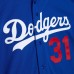Authentic Mike Piazza Los Angeles Dodgers 1997 Button Front Jersey