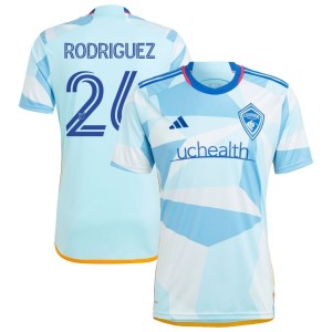 Abraham Rodriguez Colorado Rapids adidas 2023 New Day Kit Replica Jersey - Light Blue