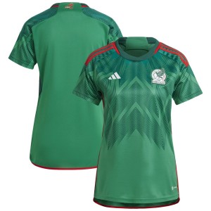 Mexico National Team adidas Women's 2022/23 Home Blank Replica Jersey - Green