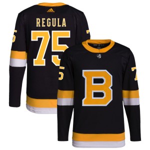 Alec Regula Boston Bruins adidas Alternate Primegreen Authentic Pro Jersey - Black