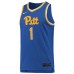 #1 Pitt Panthers Nike Team Replica Basketball Jersey - Royal