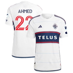 Ali Ahmed Vancouver Whitecaps FC adidas 2023 Bloodlines Authentic Jersey - White