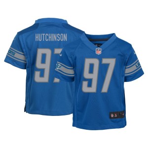 Aidan Hutchinson Detroit Lions Nike Preschool Game Jersey - Blue