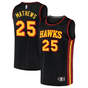 Garrison Mathews Atlanta Hawks Fanatics Branded Youth Fast Break Replica Jersey - Statement Edition - Black