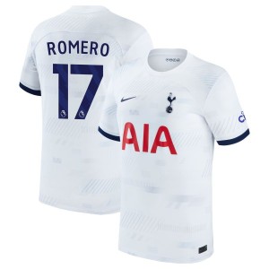 Cristian Romero  Tottenham Hotspur Nike Youth Home 2023/24 Replica Jersey - White